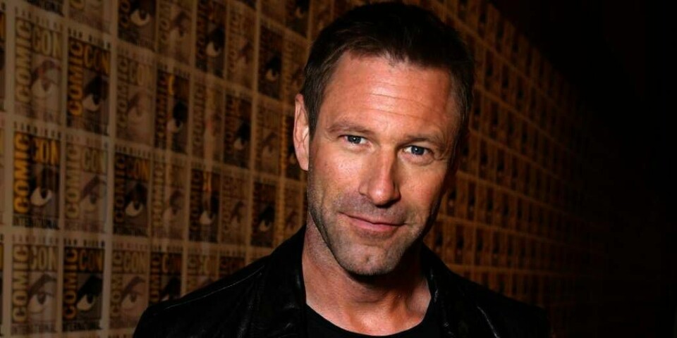 KONSERT: Den amerikanske skuespilleren Aaron Eckhart skal lede Nobel-konserten i Oslo 11. september. Han skal gjøre det sammen med skuespilleren Claire Danes.