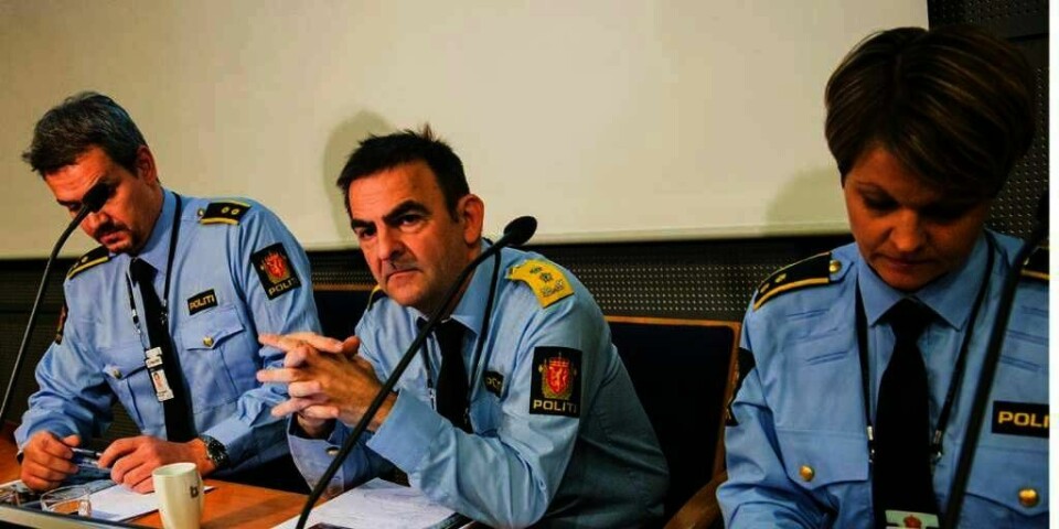 OVERGREP: Politiet har siktet 73 personer for å ha spredt bilder og filmer av seksuelle overgrep mot barn. Fra venstre sitter Bjørn-Erik Ludvigsen, Ketil Haukaas og Lena Reif.