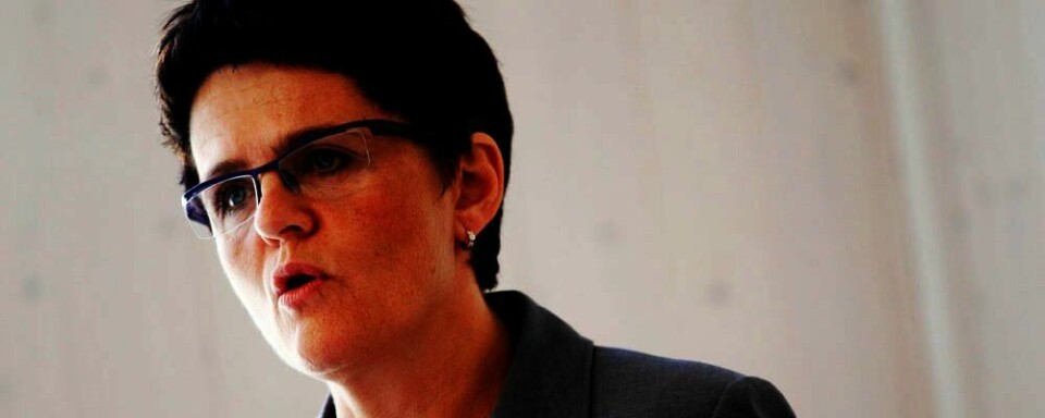 AVLYST: Lisbeth Berg-Hansen er firskeri- og kystminister i Norge. Hun skulle hatt et møte med vise-fiskerministeren i Kina. Men landet avlyste møtet.