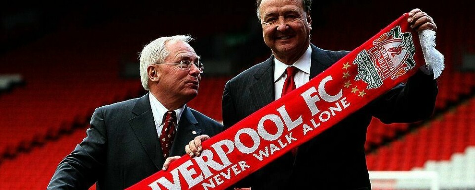 KJEMPER: George Gillett (til venstre) og Tom Hicks vil ikke selge fotball-klubben Liverpool FC til selskapet NESV.