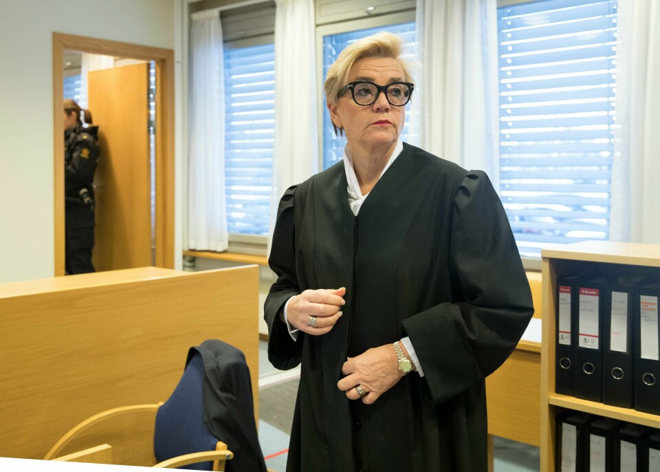 KORT AVHØR: Det ble et kort avhør søndag, sier Gunhild Lærum. Hun er forsvars-advokat for moren som er siktet for drap på sine to barn.