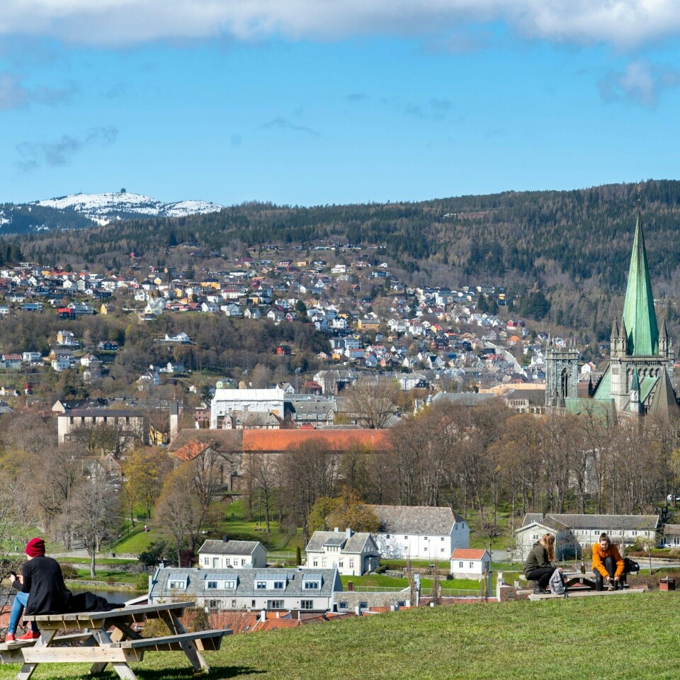 FÆRRE: Det er færre som tar pilegrims-vandringen gjennom Norge og til Trondheim i år.