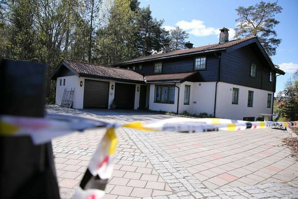ANMELDER: Tom Hagens forsvarer anmelder politiet. Bildet viser huset hvor politiet tror kona til Hagen ble drept.