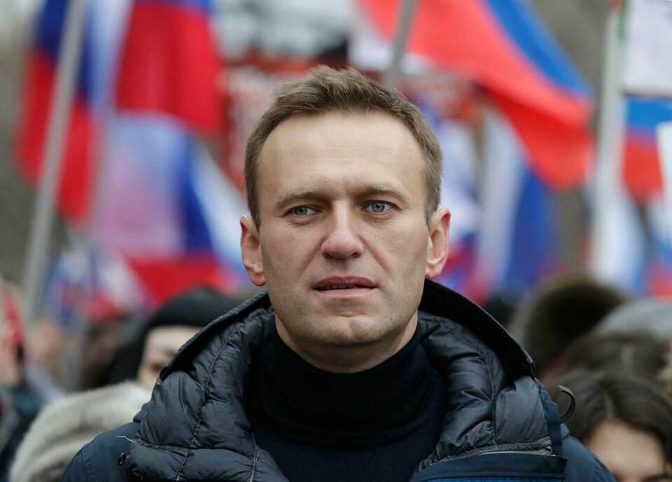 SYK: Aleksej Navalnyj er alvorlig syk. Politiet skal ha funnet et veldig farlig stoff i kroppen hans.
