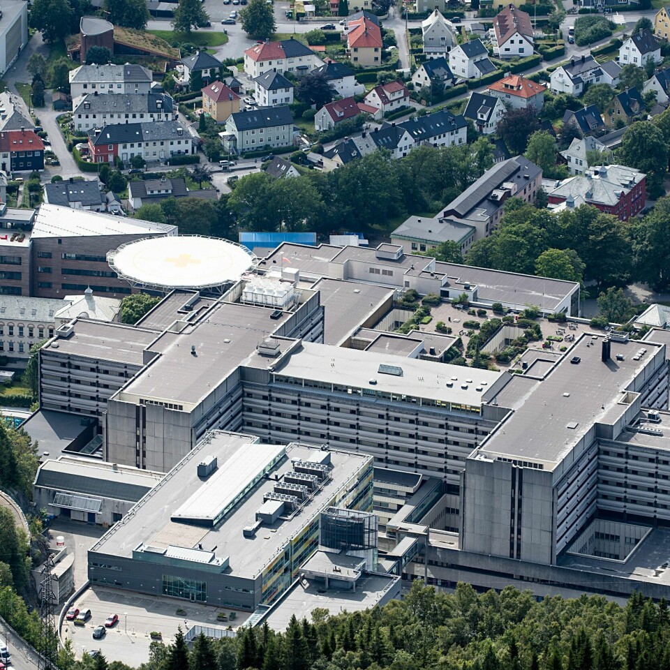 SYKEHUS: De som er smittet er fra seks ulike avdelinger.