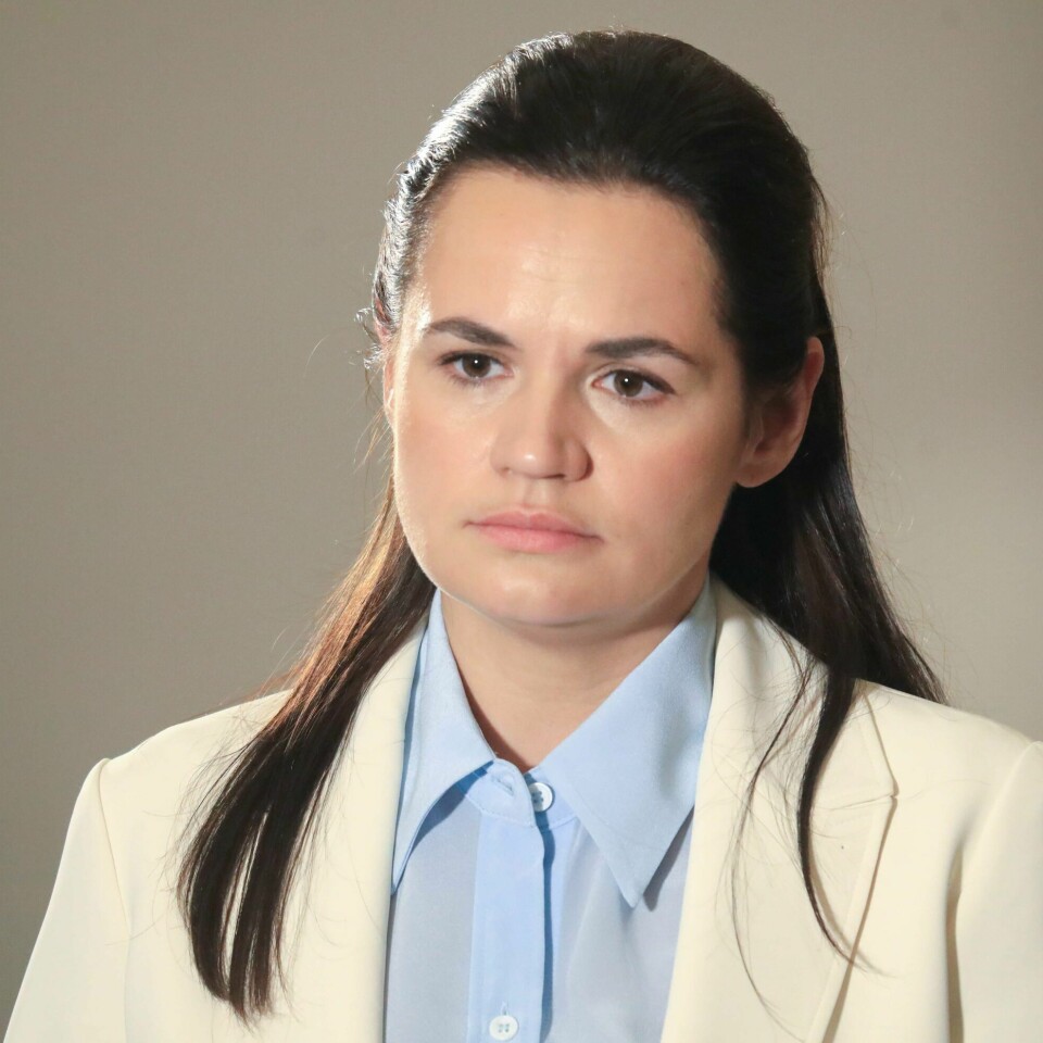 EKSIL: Svetlana Tikhanovskaja har utfordret presidenten i Hviterussland. Nå må hun gjemme seg i Litauen.