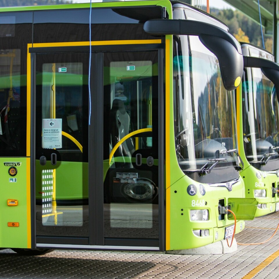 I RO: Busser står i ro i Oslo og Akershus. Bussjåfører streiker.