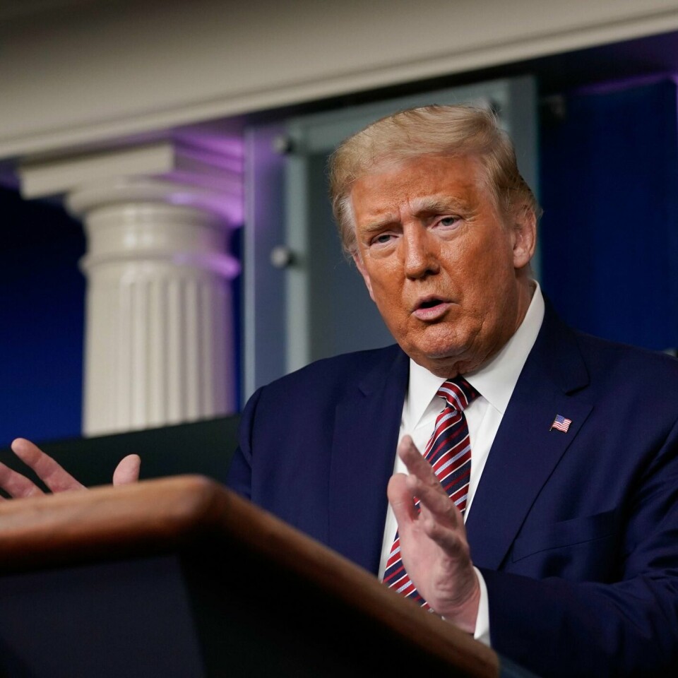 SKATT: Donald Trump har betalt lite skatt, ifølge avisa New York Times. Trump avviser dette.