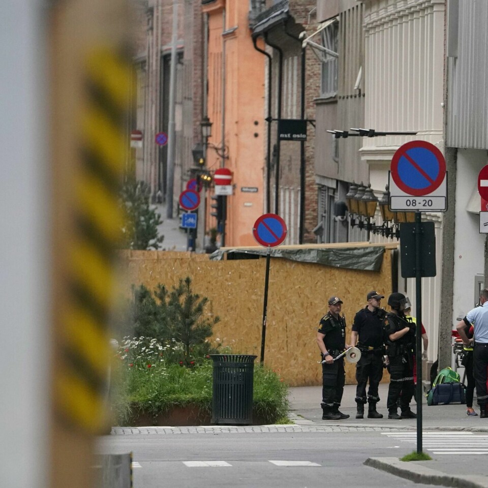 SKUDD: Politiet pågrep en mann fredag morgen. Han er mistenkt for skyting i Oslo sentrum.