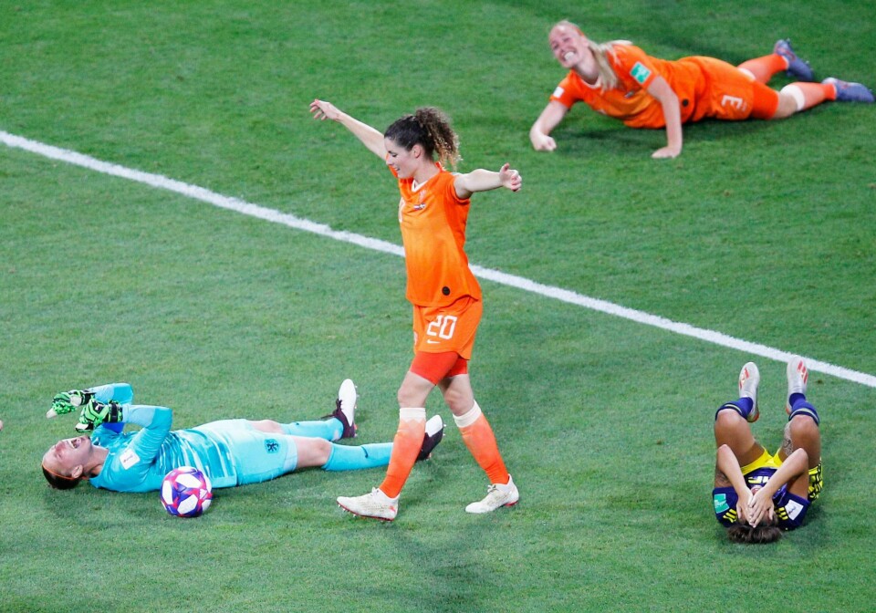 FEIRET: Nederland feiret mens Sverige gråt.