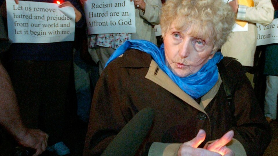 DØD: Eva Kor ble 85 år gammel. Hun overlevde holocaust på 1940-tallet. Bildet er tatt i 2003. Foto: Darron Cummings / AP Photo / NTB scanpix