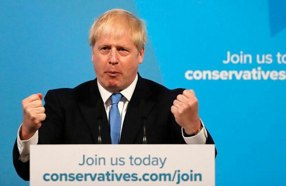 VANT: Boris Johnson blir ny leder for Det konservative partiet i Storbritannia.