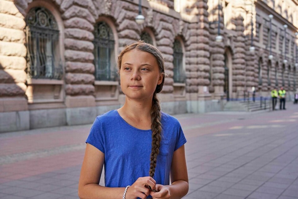 REISER: Greta Thunberg skal seile til klima-konferanser i USA og i Latin-Amerika.