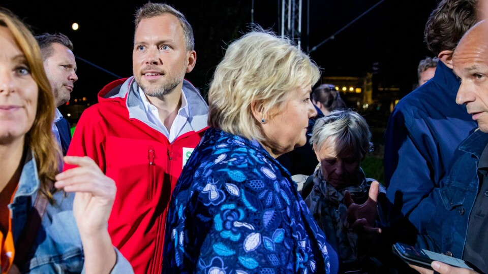 KVINNER: Det er langt fra full likestilling i politikken. SV har størst andel kvinner på toppen av valglistene. På bildet er leder Audun Lysbakken.