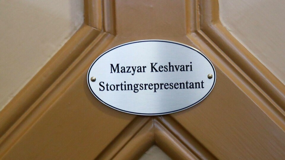 POLITIKER: Mazyar Keshvari er stortings-representant. Han er siktet for grovt bedrageri. Foto: Terje Pedersen / NTB scanpix