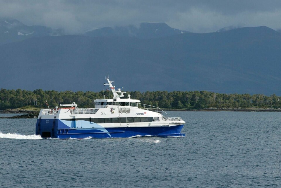 HURTIGBÅT: Hurtigbåter i Sogn og Fjordane må bli miljøvennlige, mener fylkeskommunen i Sogn og Fjordane.