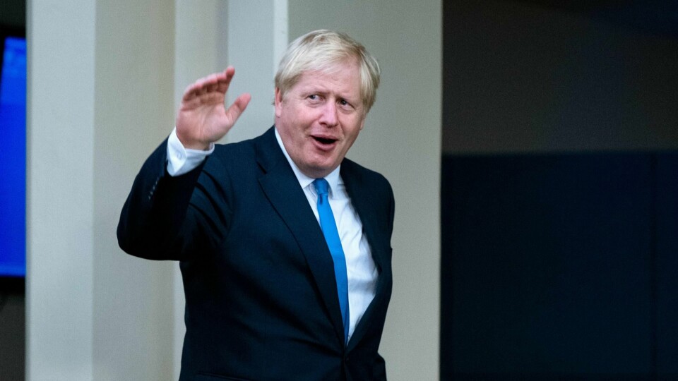 STATSMINISTER: Statsminister Boris Johnson stengte Parlamentet i Storbritannia.