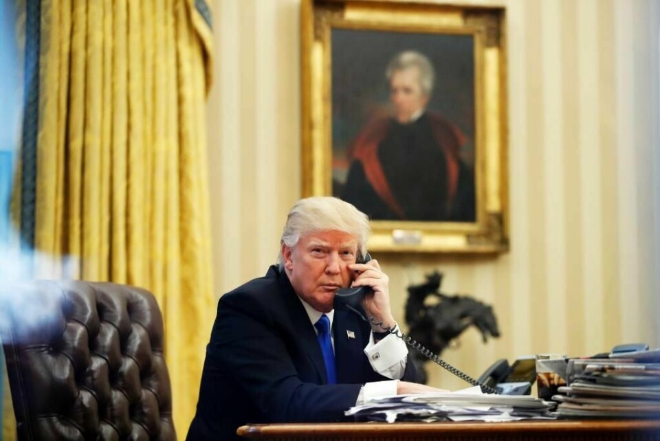 RINGER: Donald Trump snakker med flere statsledere. Han har også ringt Australias statsminister.