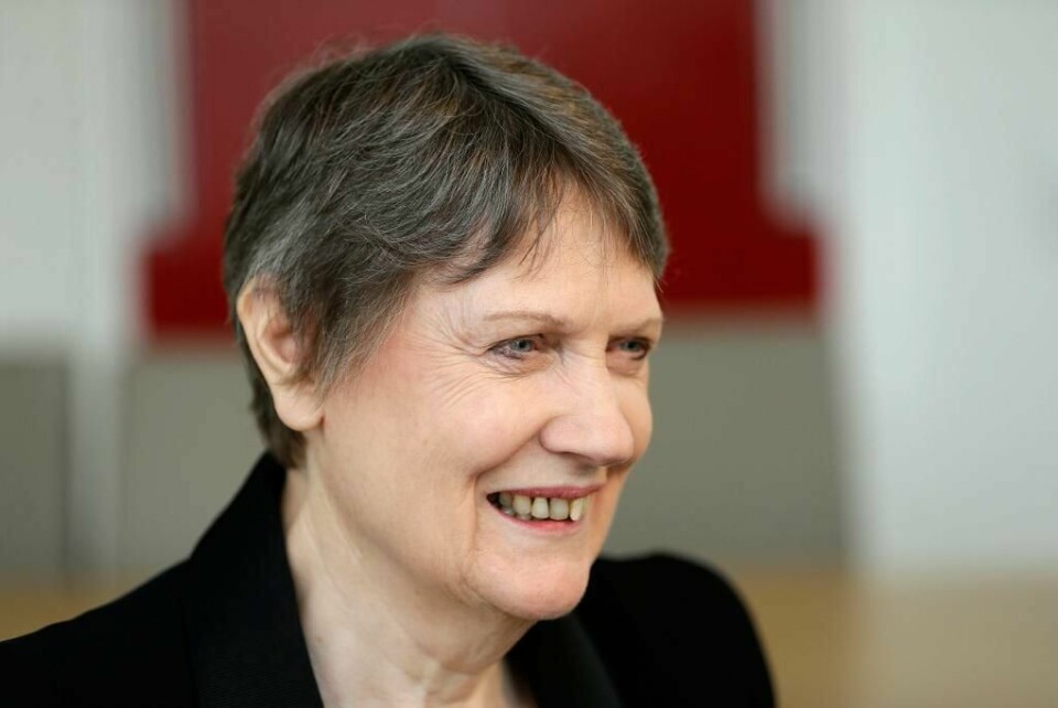 JOBBSØKER: FN leter etter en ny generalsekretær. Helen Clark fra New Zealand vil gjerne ha jobben.