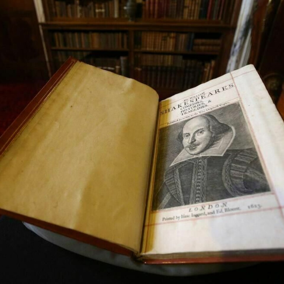 HISTORISK: William Shakespeare – fortsatt populær 400 år etter sin død. Han skal feires med forestillinger og musikk.
