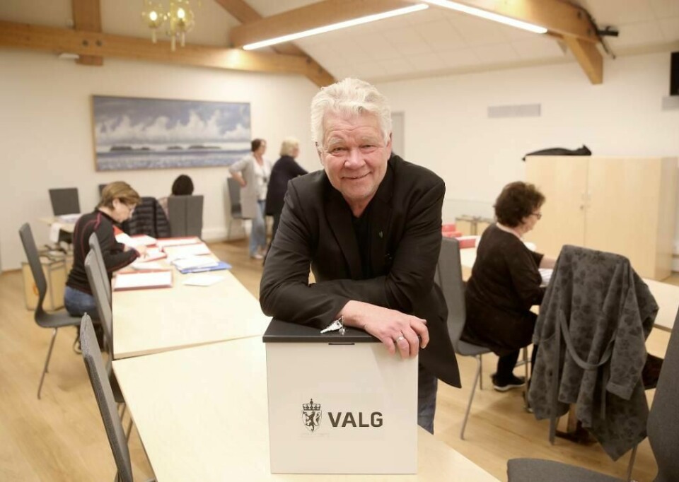 NEI: Øivind Sand er ordfører i Rælingen kommune. Han var fornøyd med at folk sa nei til sammenslåing.