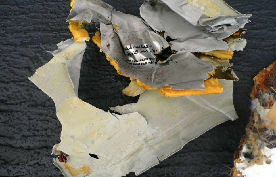 VRAK: Et EgyptAir-fly styrtet i forrige uke. Eksperter mener det har skjedd en ekplosjon ombord.
