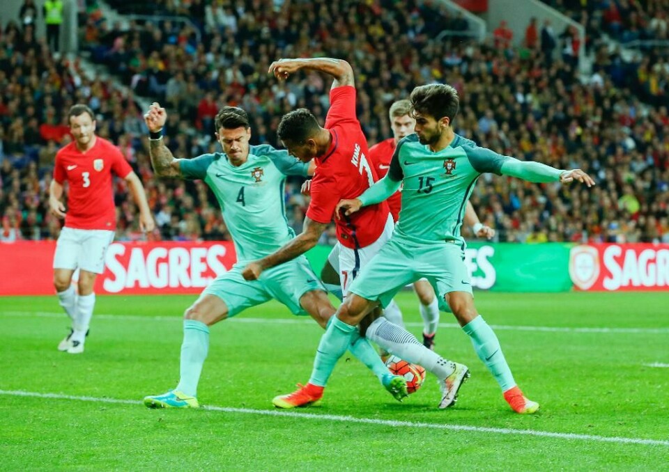 TAPTE: Søndag spilte Norge landskamp mot Portugal. Dessverre endte det med tap.