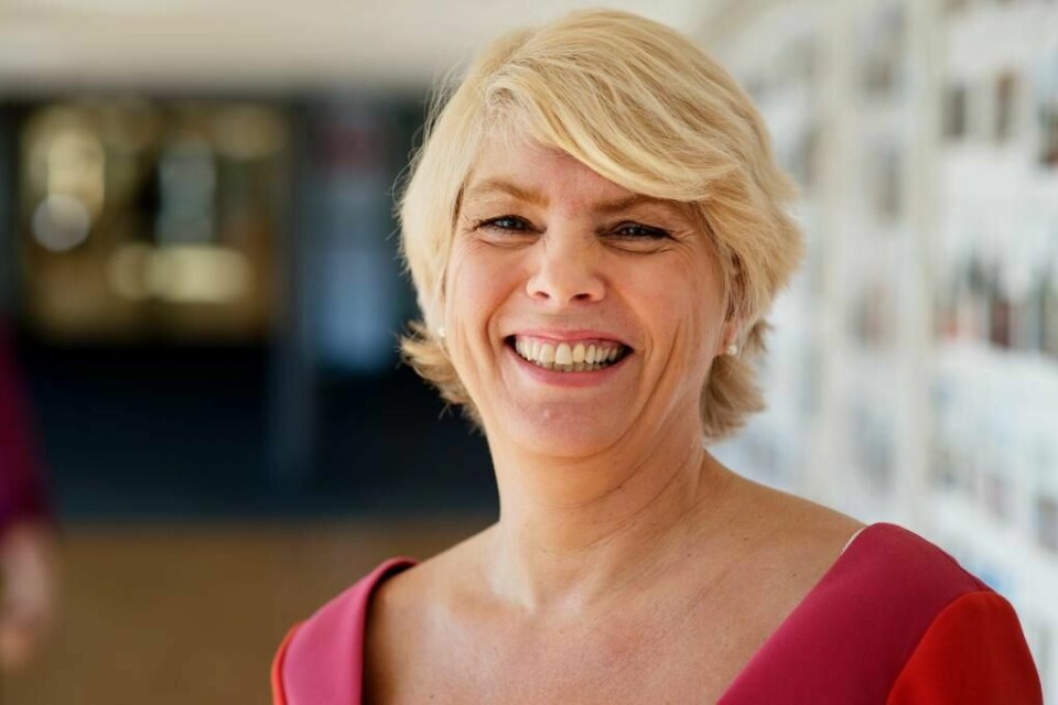 PARADE: Kristin Gunleiksrud Raaum skal delta i Oslo Pride på lørdag. Det er første gang en sjef i Den norske kirke deltar i paraden.