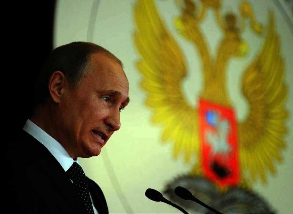Russlands president Vladimir Putin er mer kritisk enn før til regimet i Syria. Hittil har Russland støttet president Bashar al-Assad.