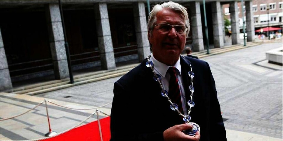 FROBUD: Fabian Stang er ordfører i Oslo. Han vil forby tigging. Mandag slo mellom 150 og 200 rumenere leir ved Sofienberg kirke.