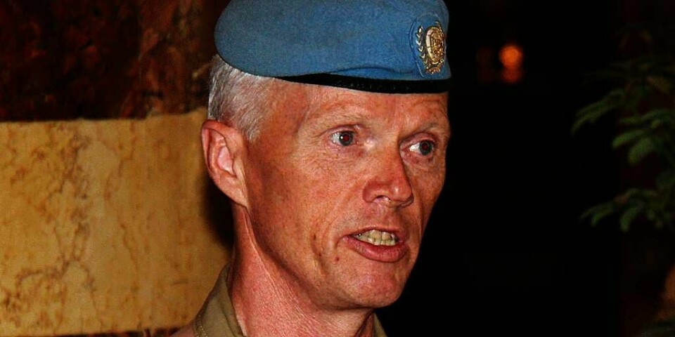 FERDIG: Den norske generalmajoren Robert Mood reiser fra Syria. Han og sier at oppdraget hans i landet er avsluttet.