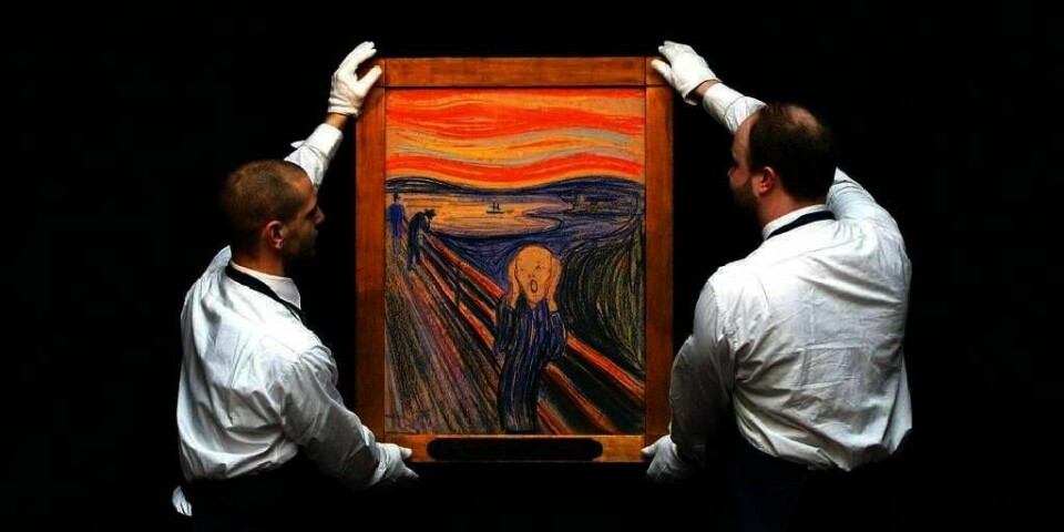 BERØMT: Edvard Munch var en berømt norsk maler. «Skrik» er hans mest kjente maleri. En utgave av dette ble nylig solgt på auksjon. Nå viser det seg at han kanskje har et barnebarn ingen visste om.