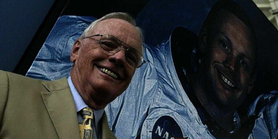 NEIL ARMSTRONG: Neil Armstrong døde lørdag. Han var den første mannen på månen.