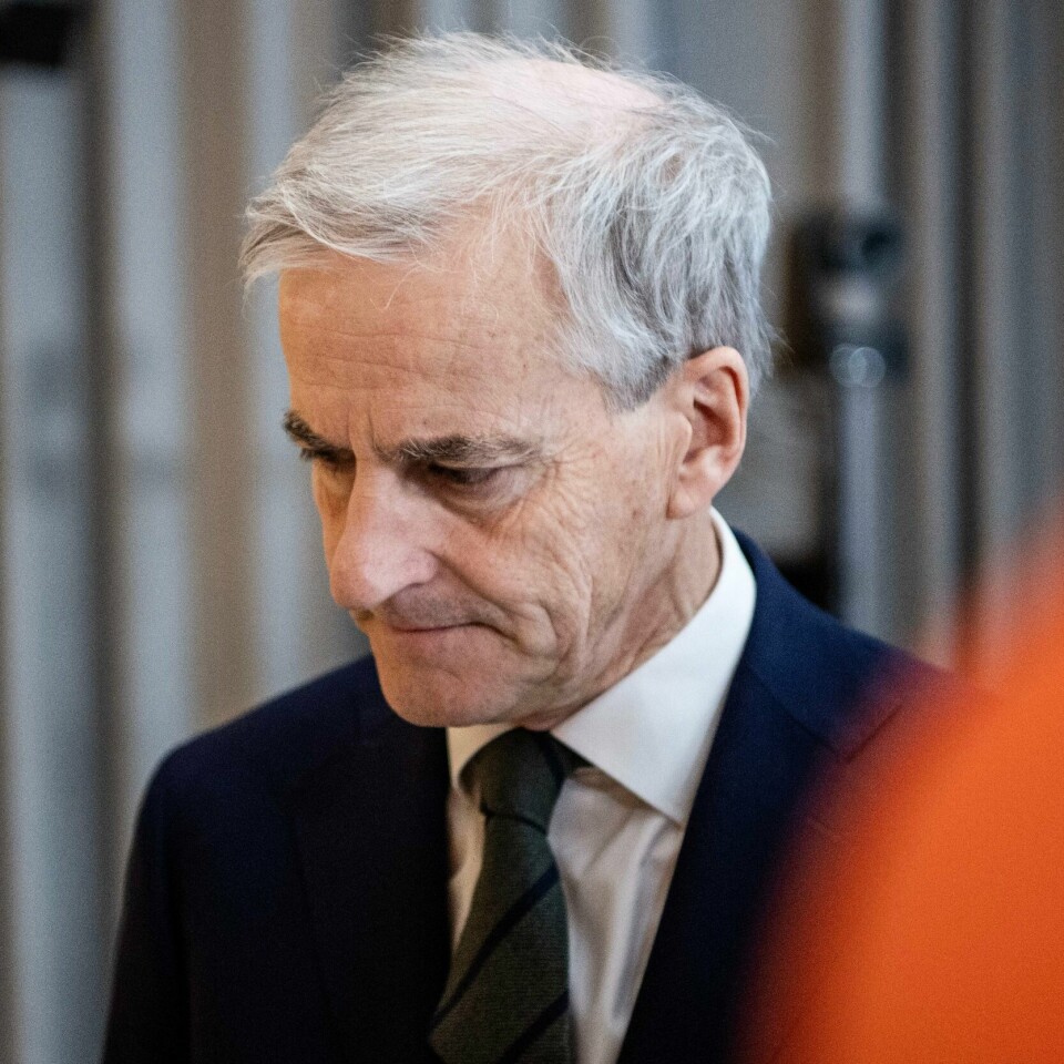 STATSMINISTER: Statsminister Jonas Gahr Støre sier Shabana sto opp for ytringsfriheten. Statsminister Jonas Gahr Støre (Ap) har grunn til å være betenkt over Vårt Lands desembermåling. Foto: Annika Byrde / NTB
