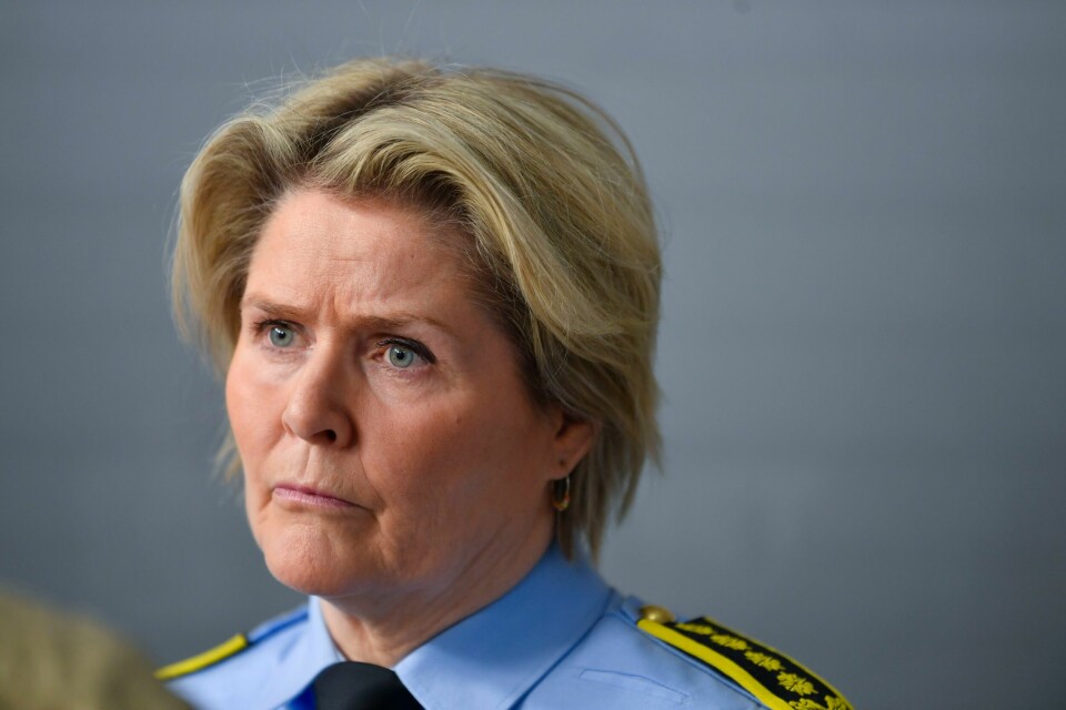 BEKYMRET: Politiet fikk flere anmeldelser om vold i fjor. Grete Lien Metlied er bekymret. Hun jobber i politiet. Bildet viser Etterretning- og etterforskningsleder Grete Lien Metlid i Oslo politidistrikt. Foto: Annika Byrde / NTB