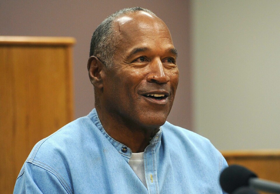 DØD: O.J. Simpson er død 76 år gammel. Bildet viser O.J. Simpson under et rettsmøte i 2017.