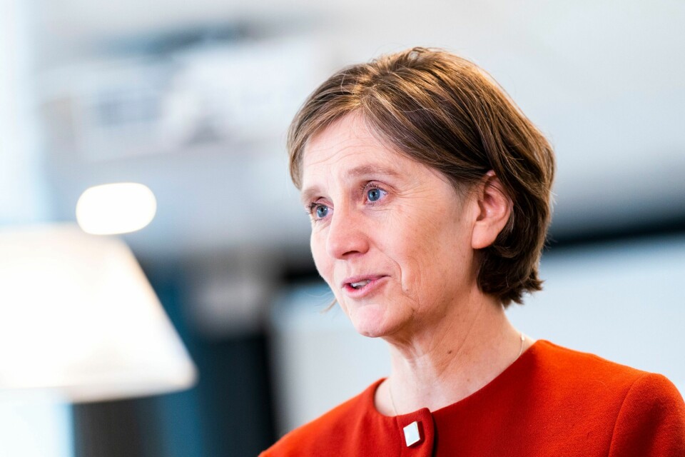 FAMILIE: Familieminister Kjersti Toppe vil finne ut hvorfor vi får færre barn. Barne- og familieminister Kjersti Toppe (Sp) seier det nye bevaringsprogrammet for kyrkjer skal tre i kraft frå 1. juli i år. Foto: Håkon Mosvold Larsen / NTB/ NPK