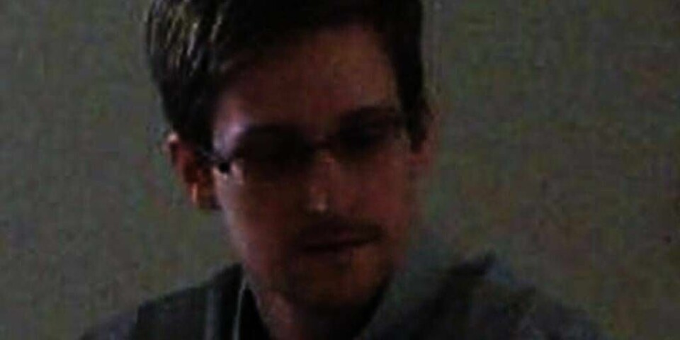 ASYL: : Edward Snowden har søkt om midlertidig asyl i Russland. Han hadde en pressekonferanse i forrige uke.