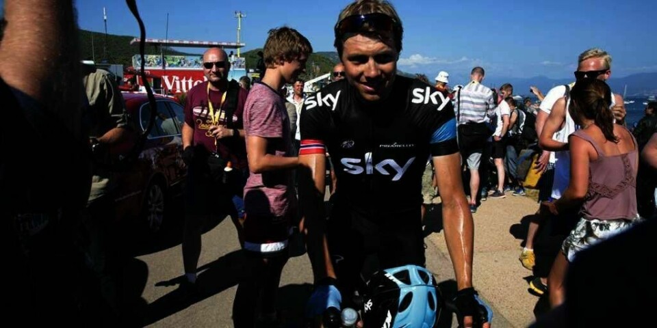 BESTE NORDMANN: Edvald Boasson er 26 år gammel. Han er den beste nordmannen så langt i Tour de France. Søndag kom han på 5. plass. Det var bare ett sekund unna seier.