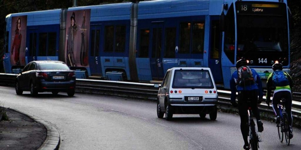FØRST: : Buss og trikk skal få plass i Oslos gater. Flere gater blir uten vanlig trafikk.