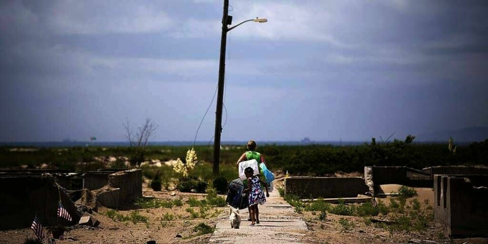 BABYER: Stormen Sandy har ikke bare ødelagt. Den har også bidratt til at det blir født flere babyer i juli.