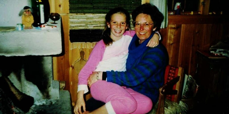 SELVMORD:  Dette er et av de siste bildene som er tatt av Trude Lorentzen og moren.