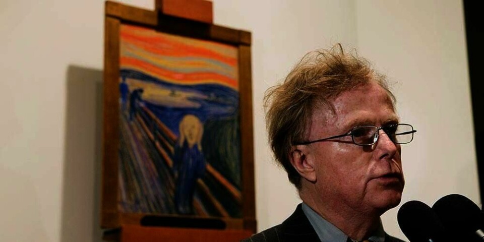 TREGT: Petter Olsen satte rekord da han solgte «Skrik» i 2012. Maleriet ble solgt for 615,4 millioner kroner. Nå går salget av Munch-malerier tregt.