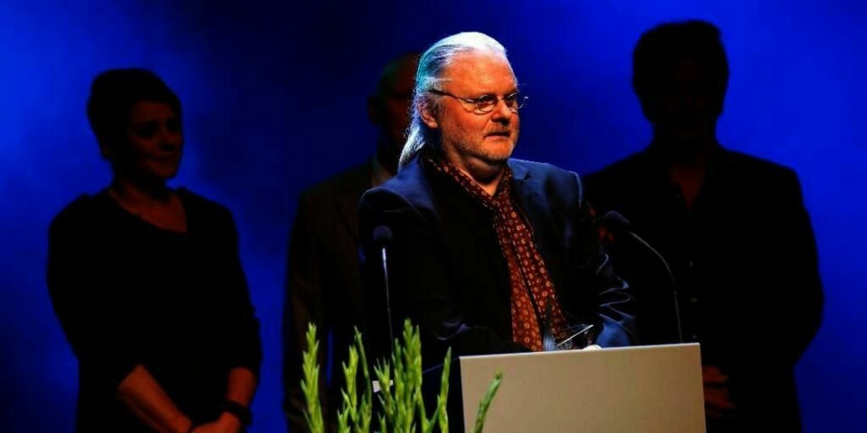FIKK PRIS: Forfatter Jon Fosse fikk Nordisk råds litteraturpris tirsdag kveld.