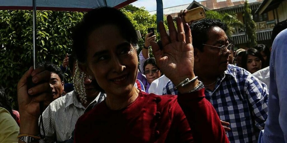 VINNER: Aung San Suu Kyi gjorde et godt valg i Myanmar.