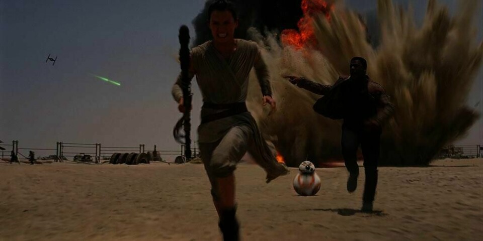 ACTION: Star Wars-filmene er fylt med action. For mange har filmene gitt dem troen på en Gud.