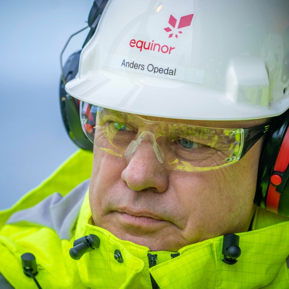 DYP SORG: – I dag er en tung dag for mange, sier Anders Opedal. Han er sjef i Equinor. Bildet viser Equinor-sjef Anders Opedal.