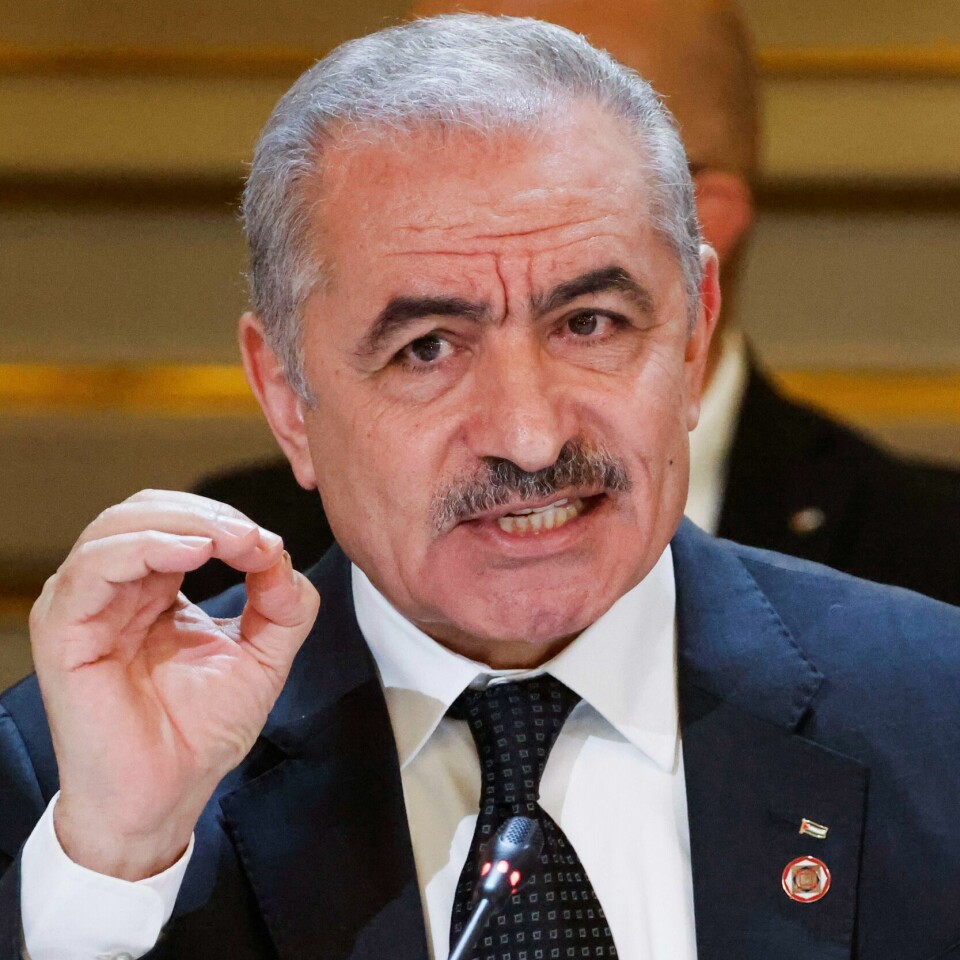 POLITIKK: Palestinernes statsminister Mohammad Shtayyeh og resten av regjeringen slutter. Palestinernes statsminister Mohammad Shtayyeh og resten av regjeringen går av. Foto: Ludovic Marin / AP / NTB