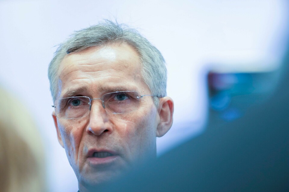 KRIG: Jens Stoltenberg sier nei til å sende soldater til Ukraina. Stoltenberg er sjef for Nato. Natos generalsekretær Jens Stoltenberg sier de bilaterale avtalene er viktige og gjør at Ukraina rykker nærmere et medlemsskap i Nato. Foto: Javad Parsa / NTB