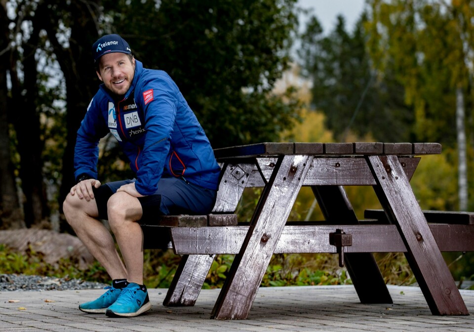 UVANT: Kjetil Jansrud ble far i sommer. Det har gjort forberedelsene til årets sesong litt annerledes enn han er vant til.